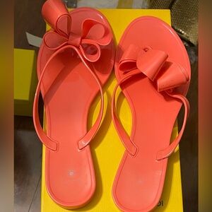 Dizzy Stylish Coral Bow Women's Sandals